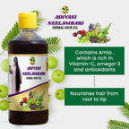 Adivasi Hair Oil Neelambari Herbal Hair Oil (125ml) – Traditional Forest Herbs Scalp Care Oil with Bhringraj & Amla for Long & Thick Hair