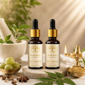 (Pack of 2) Nabhi Oil Ayurvedic Navel Oil – Belly Button Massage Oil for Digestion, Glowing Skin & Vitality