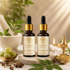 (Pack of 2) Nabhi Oil Ayurvedic Navel Oil – Belly Button Massage Oil for Digestion, Glowing Skin & Vitality