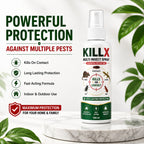 (Pack of 3) KillX Multi Insect Spray – Fast Acting Bed Bug Spray, Cockroach & Mosquito Killer for Home, Kitchen & Mattresses