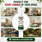 (Pack of 3) KillX Multi Insect Spray – Fast Acting Bed Bug Spray, Cockroach & Mosquito Killer for Home, Kitchen & Mattresses
