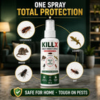(Pack of 3) KillX Multi Insect Spray – Fast Acting Bed Bug Spray, Cockroach & Mosquito Killer for Home, Kitchen & Mattresses