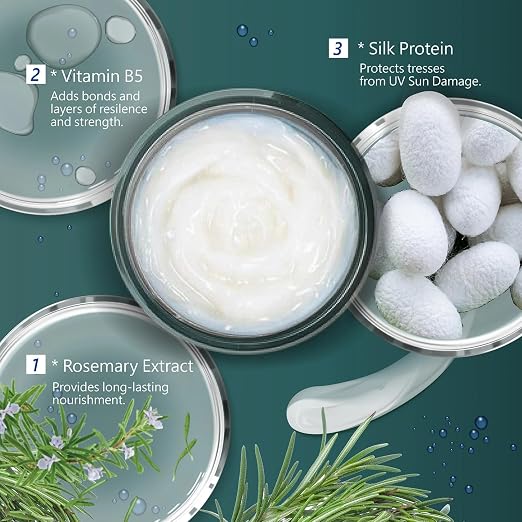 (Pack of 2) Hair Protein Cream Protein Hair Spa Cream – Deep Conditioning Treatment Cream for Frizz Control & Dry Damaged Hair