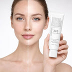 (Pack of 2) 345 Relief Cream Face Moisturizer – Soothing Skin Barrier Repair Gel Cream for Acne-Prone & Sensitive Skin