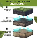 (Pack of 2) Soil Activated Treasure + Free Plant Booster – Organic Soil Conditioner & Root Growth Fertilizer for Potted Plants & Home Garden