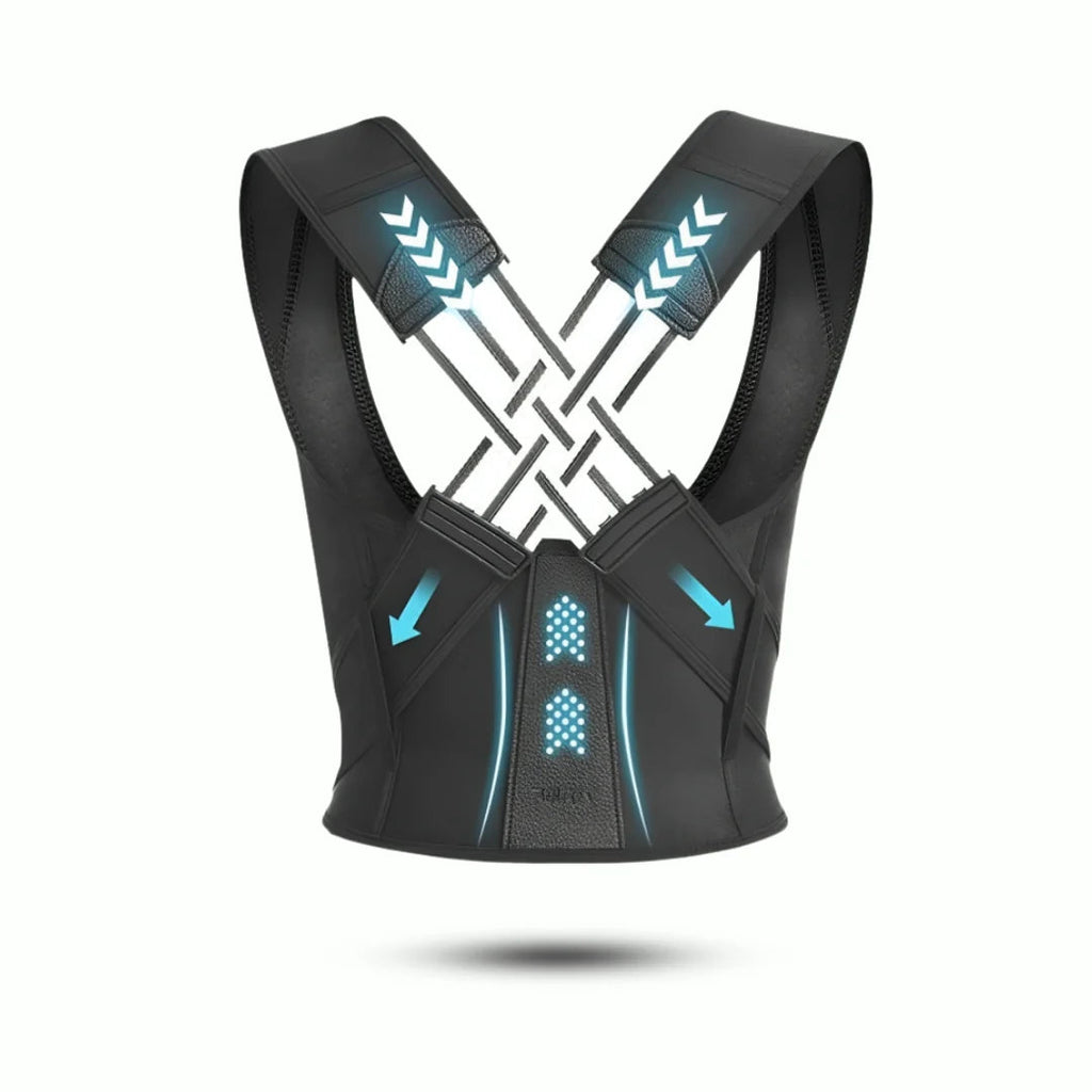 Posture Corrector Belt for Men & Women – Adjustable Back Straight Belt & Shoulder Support Brace for Spine Alignment & Hunchback Correction