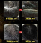 (Pack of 2) Black Hair Dye Shampoo 3-in-1 Hair Color Shampoo – Instant Grey Coverage Shampoo Based Hair Dye for Men & Women