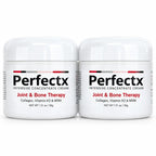 (Pack of 2) Perfectx Joint & Bone Care Cream with Collagen, Vitamin K2 & MSM – Fast Absorbing Soothing Massage Cream for Knee, Neck, Shoulder & Back Mobility