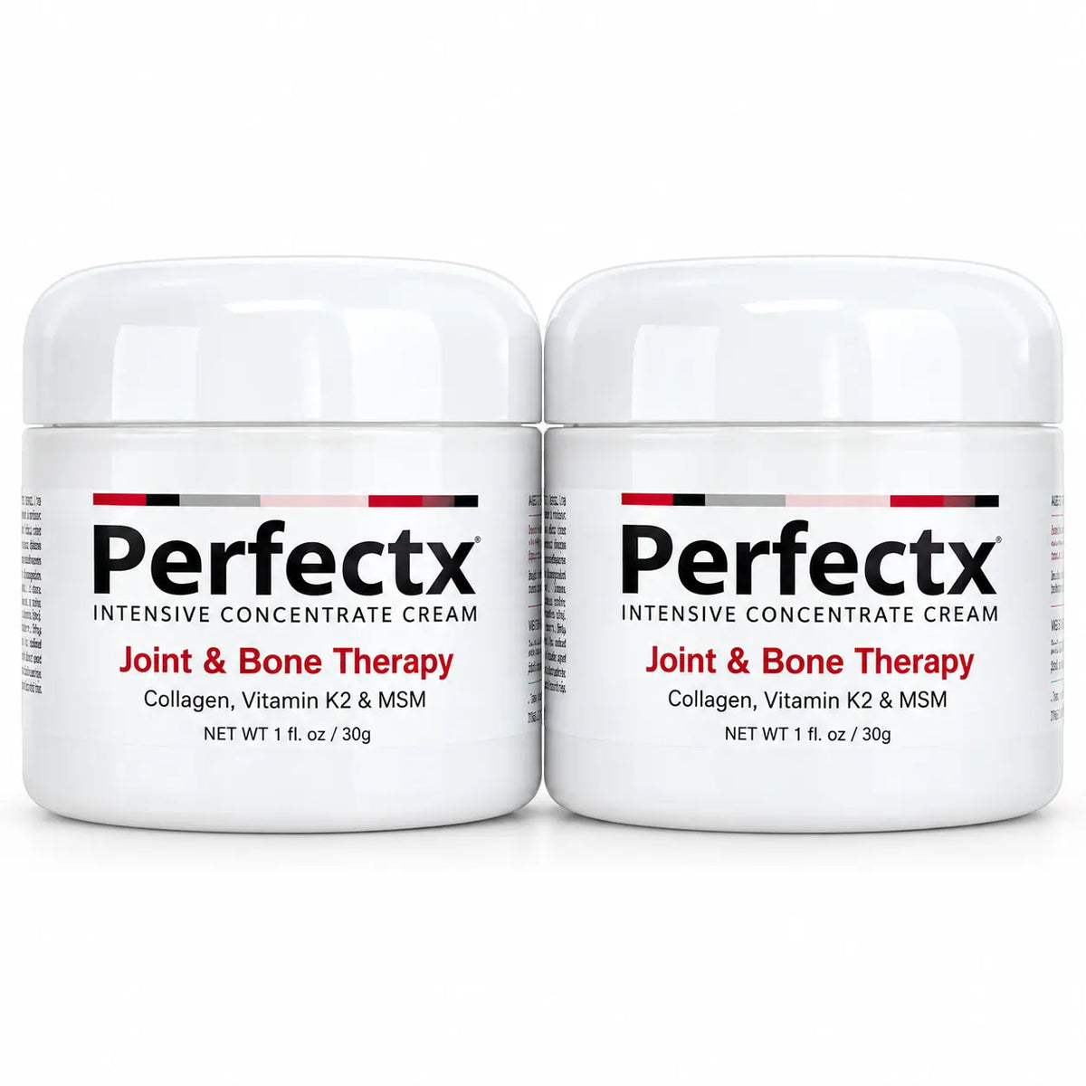 (Pack of 2) Perfectx Joint & Bone Care Cream with Collagen, Vitamin K2 & MSM – Fast Absorbing Soothing Massage Cream for Knee, Neck, Shoulder & Back Mobility