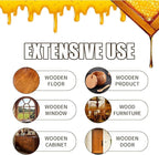 (Pack of 2) Wood Polish Furniture & Wood Polish Liquid – Natural Beeswax Spray & Door Polish for Teak Wood Furniture, Cabinets & Floor Restorer