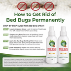 (Pack of 2) Bed Bug Spray Khatmal Killer Spray – For Mattresses, Furniture & Bedding