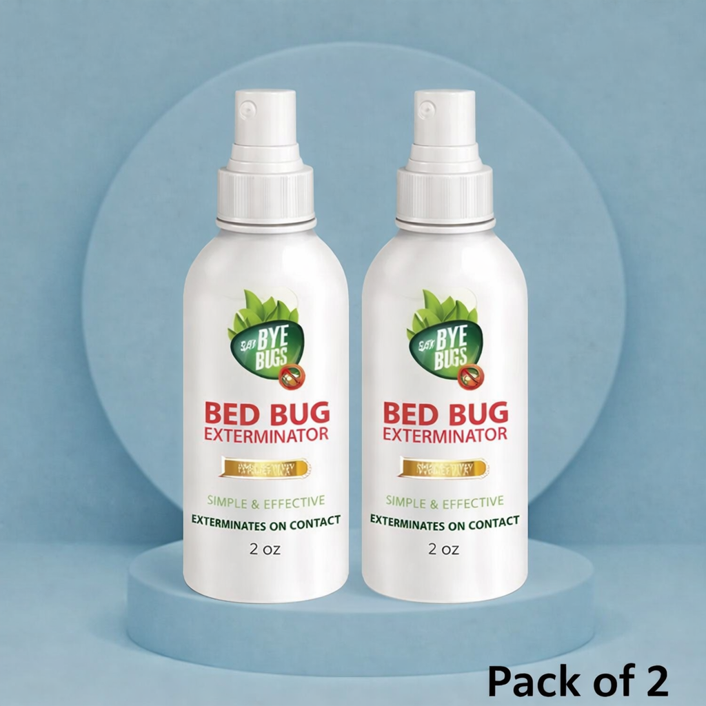 (Pack of 2) Bed Bug Spray Khatmal Killer Spray – For Mattresses, Furniture & Bedding