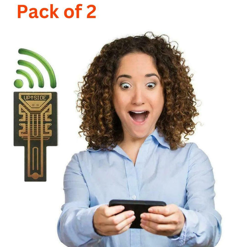 (Pack of 2) Mobile Signal Booster Mobile Network Booster – Universal Cell Phone Internal Antenna Signal Enhancer for 4G 5G & Home Use