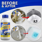 (Buy 1 Get 3 Free) Drain Cleaner Powder Sink & Pipe Blockage Cleaner – Fast Acting Drainage Block Remover for Kitchen Sink, Bathroom Washbasin & Toilet