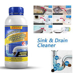 (Buy 1 Get 3 Free) Drain Cleaner Powder Sink & Pipe Blockage Cleaner – Fast Acting Drainage Block Remover for Kitchen Sink, Bathroom Washbasin & Toilet