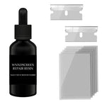 (Pack of 2) Windshield Repair Resin Glass Crack Repair Kit – DIY Auto Glass Windscreen Chip & Crack Restorer Fluid