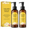 (Pack of 2) Natural Hair Dye Shampoo Japanese Hair Color Shampoo – Long Lasting Ammonia-Free Black Hair Dye for Men & Women