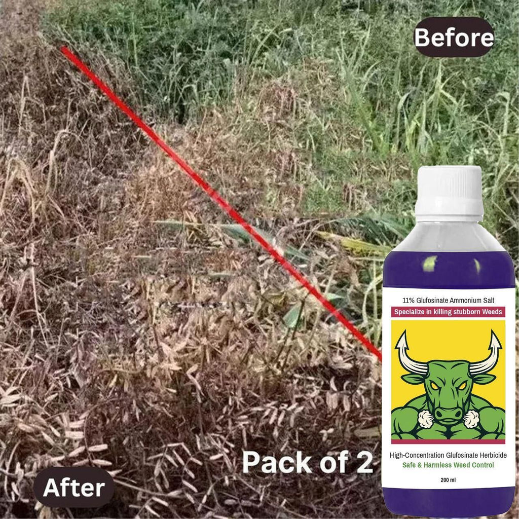(Pack of 2) Glufosinate Ammonium Herbicide Weed Killer