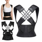 Posture Corrector Belt for Men & Women – Adjustable Back Straight Belt & Shoulder Support Brace for Spine Alignment & Hunchback Correction