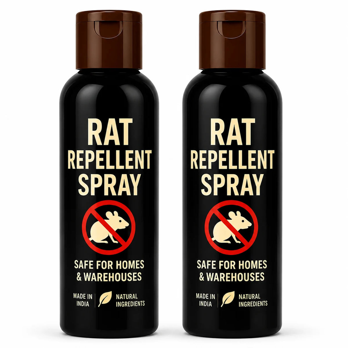(Pack of 2) Rat Repellent Spray Herbal Rodent Repellent Spray – Non-Toxic Mouse & Pest Control Spray for Car Engine, Kitchen & Home