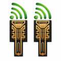 (Pack of 2) Mobile Signal Booster Mobile Network Booster – Universal Cell Phone Internal Antenna Signal Enhancer for 4G 5G & Home Use